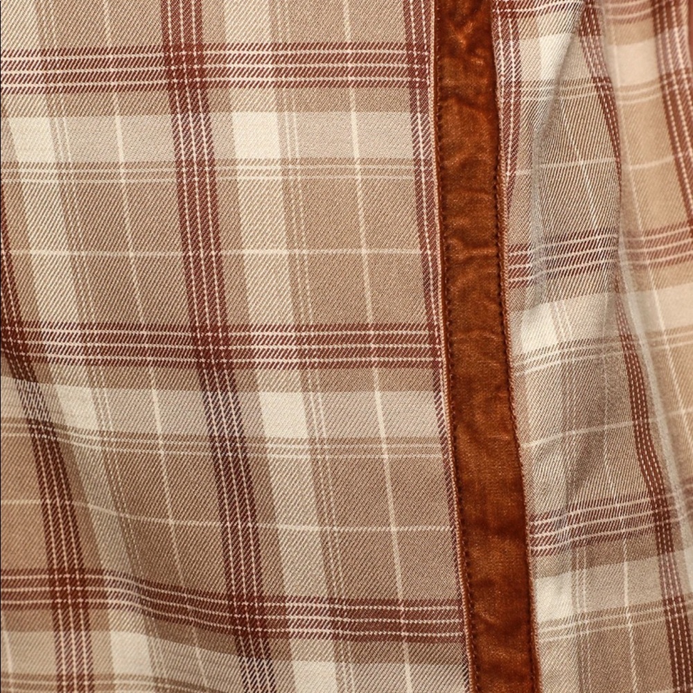 Honey Punch Poise Tan Plaid Trouser - Picture 8 of 8